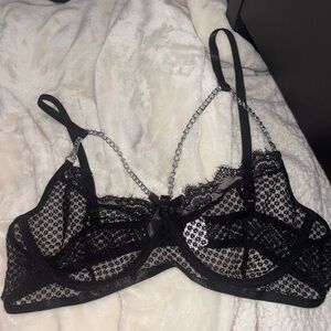 Y2k fishnet bra top
